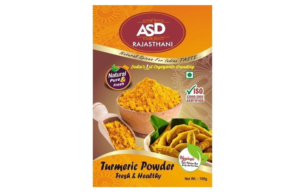 ASD Rajasthani Turmeric Powder    Box  100 grams